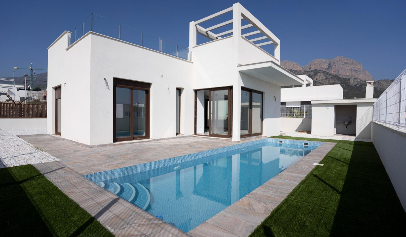 New Build - Detached Villa - Polop - Alberca