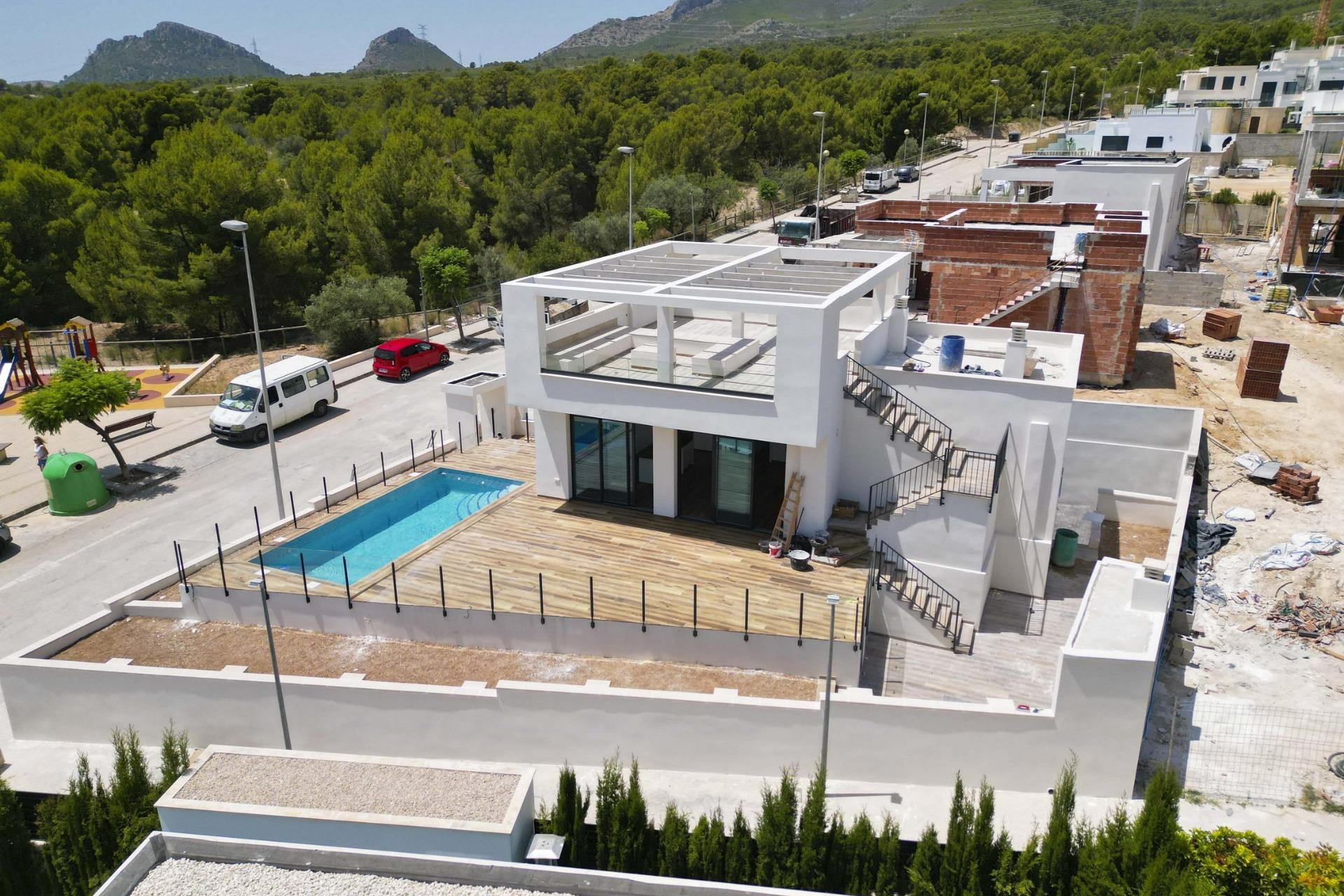 New Build - Detached Villa - Polop - Alberca