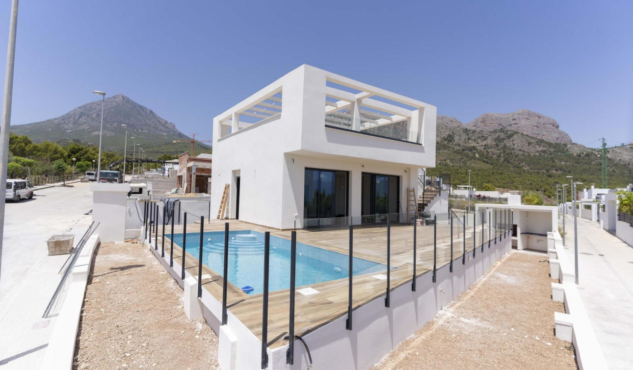 New Build - Detached Villa - Polop - Alberca