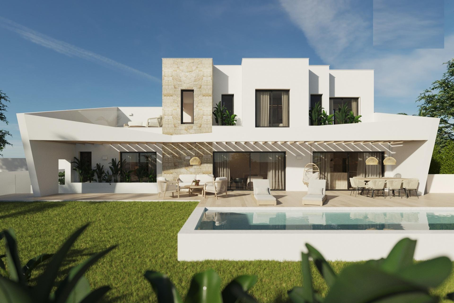 New Build - Detached Villa - Polop - Alberca