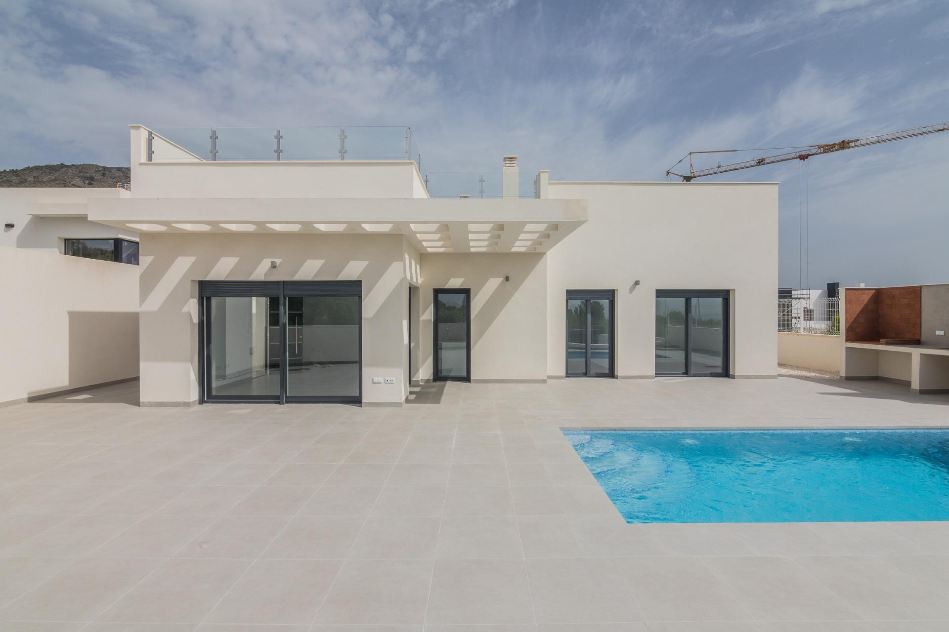 New Build - Detached Villa - Polop - Alberca