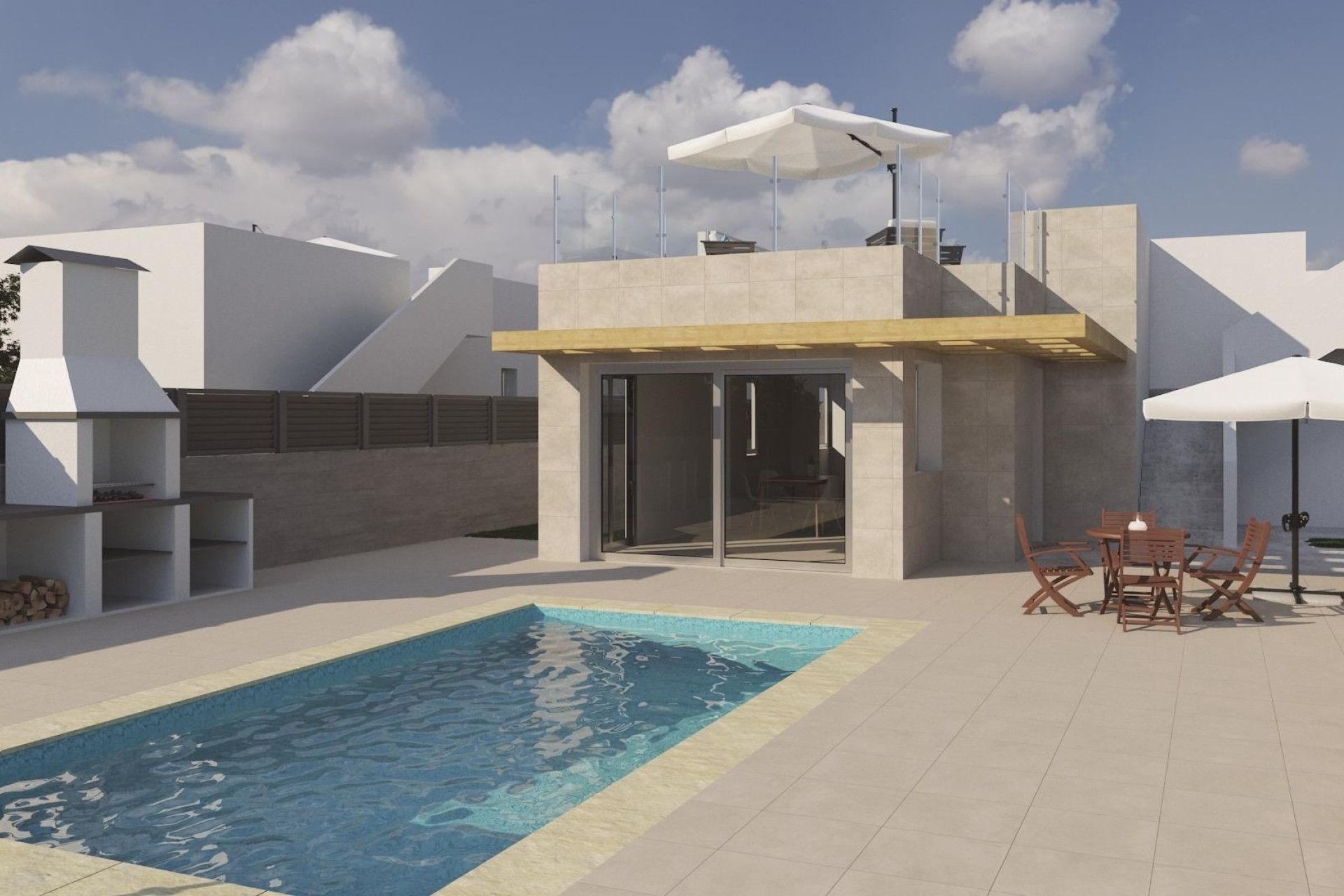 New Build - Detached Villa - Polop - Alberca