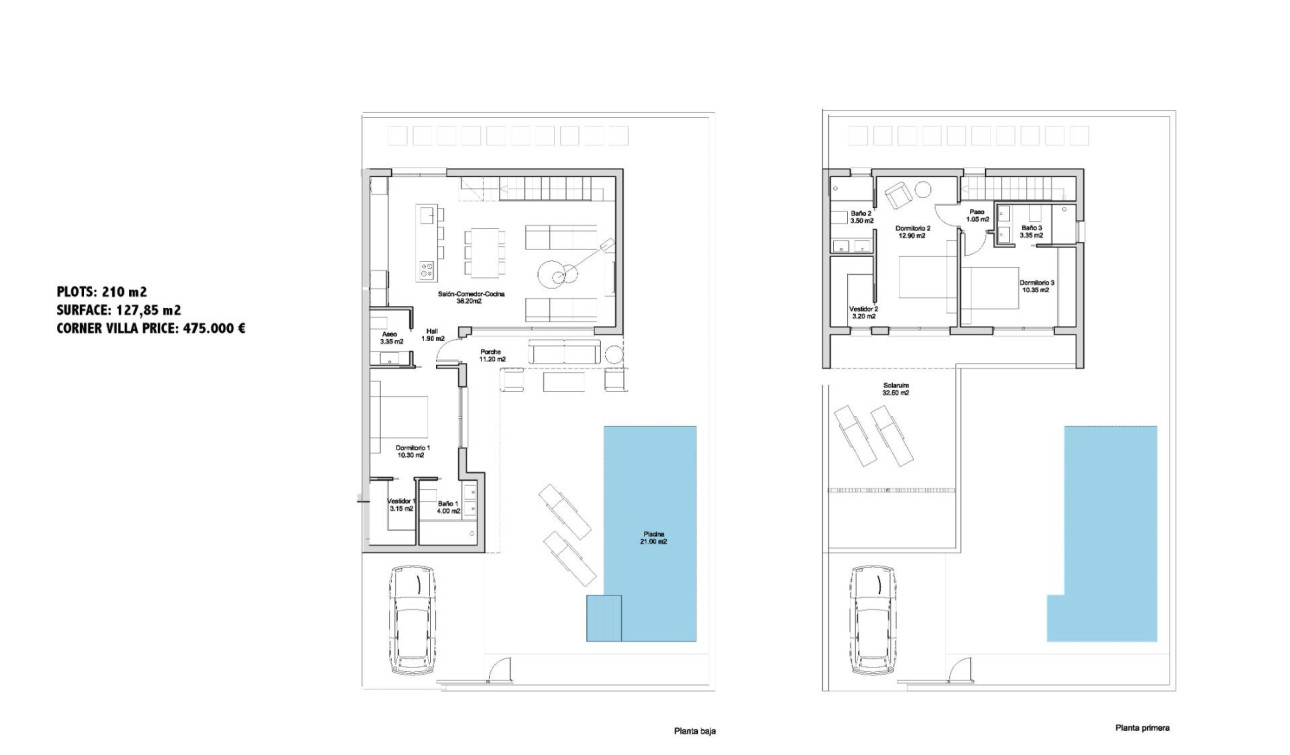 New Build - Detached Villa - San Javier - Parque de los leones