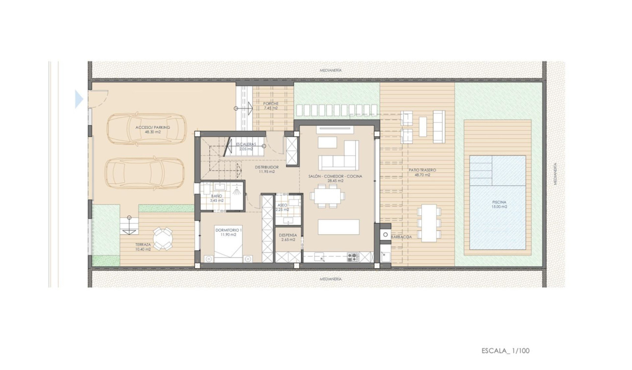 New Build - Detached Villa - San Juan de los Terreros - Las Mimosas