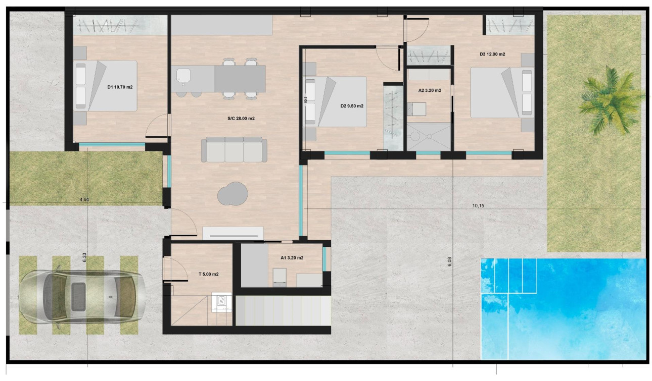 New Build - Detached Villa - Torre Pacheco - Roldán