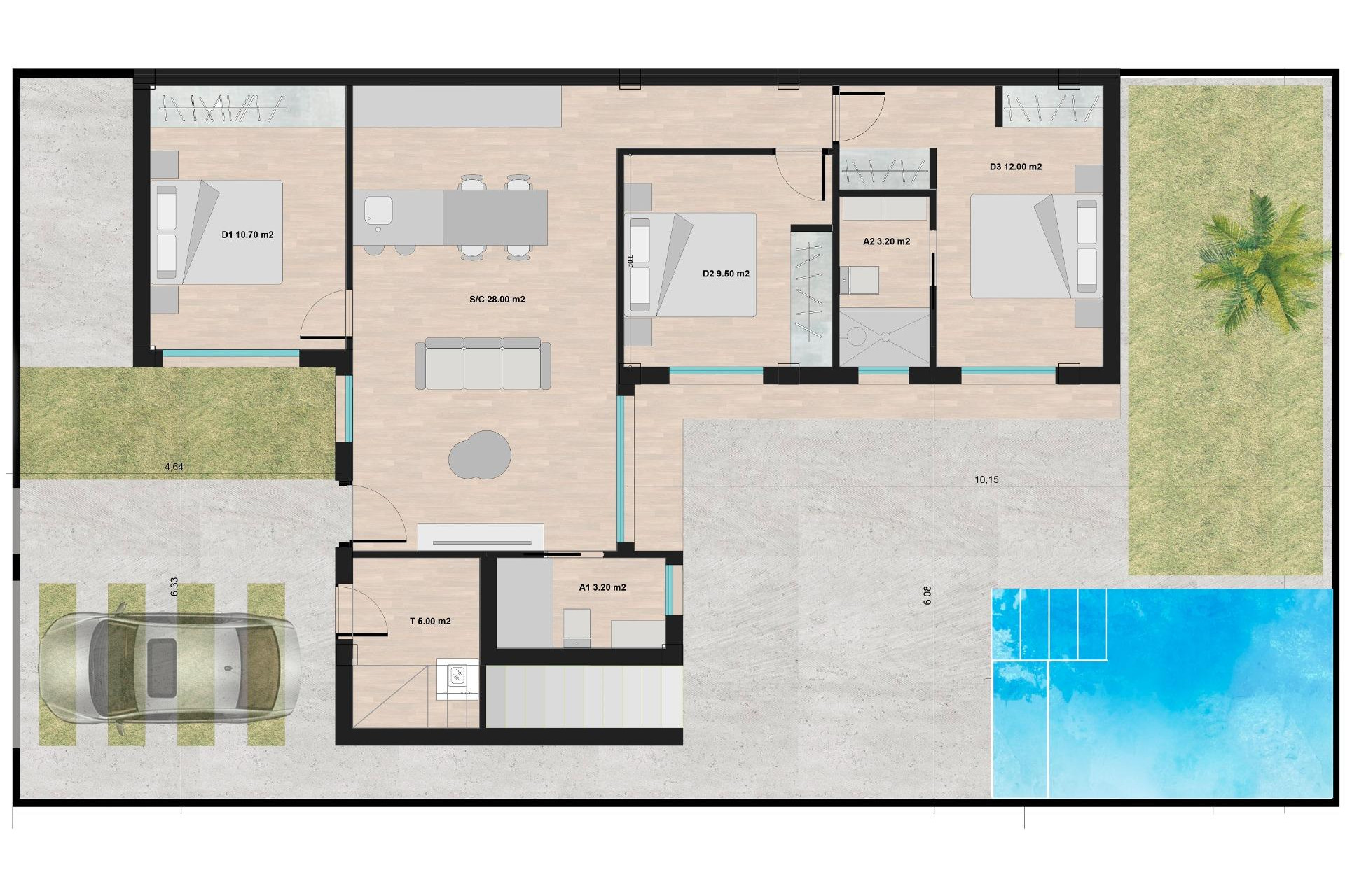 New Build - Detached Villa - Torre Pacheco - Roldán