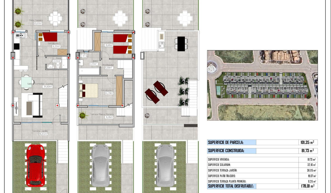 New Build - Town House - Cox - Sin Zona