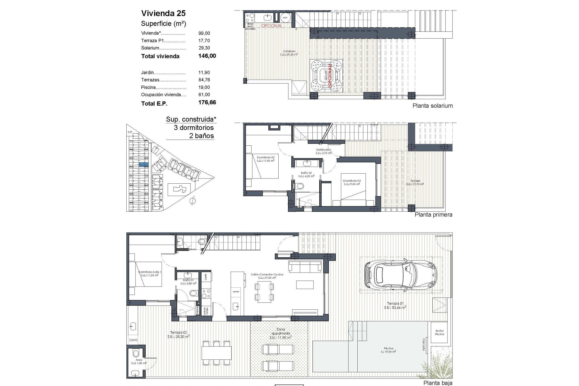 New Build - Town House - Los Alcazares - Serena Golf