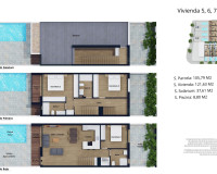 New Build - Town House - Pilar de la Horadada - Lo Monte