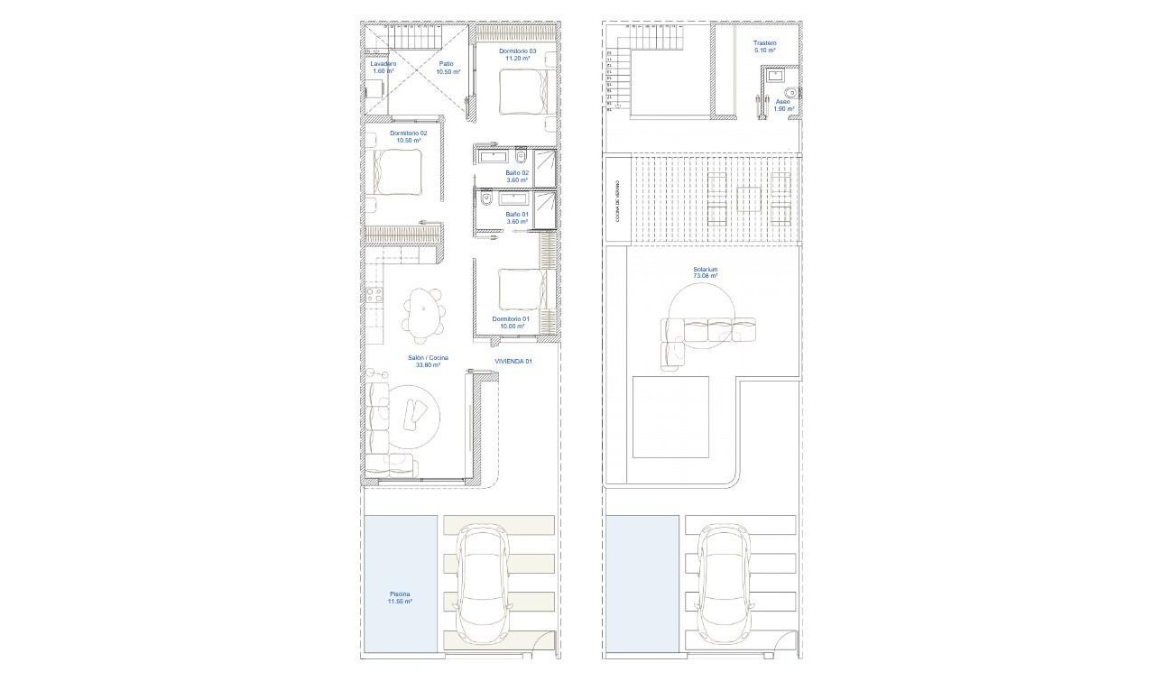 New Build - Town House - San Pedro del Pinatar - Pueblo