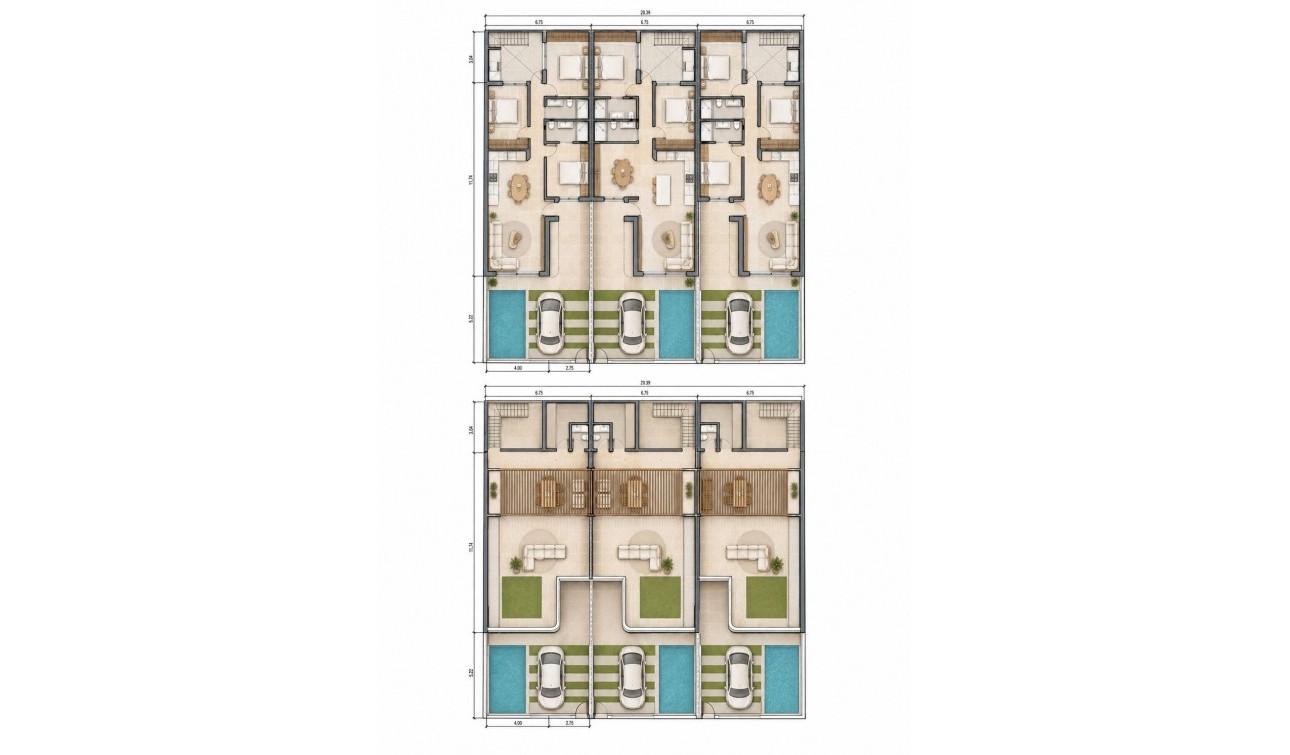 New Build - Town House - San Pedro del Pinatar - Pueblo