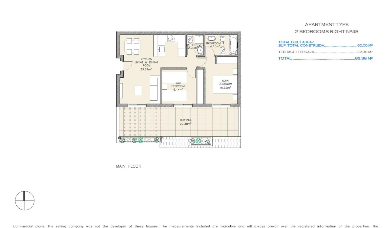 Nieuwbouw Woningen - Appartement / Flat - Aguilas - Collados