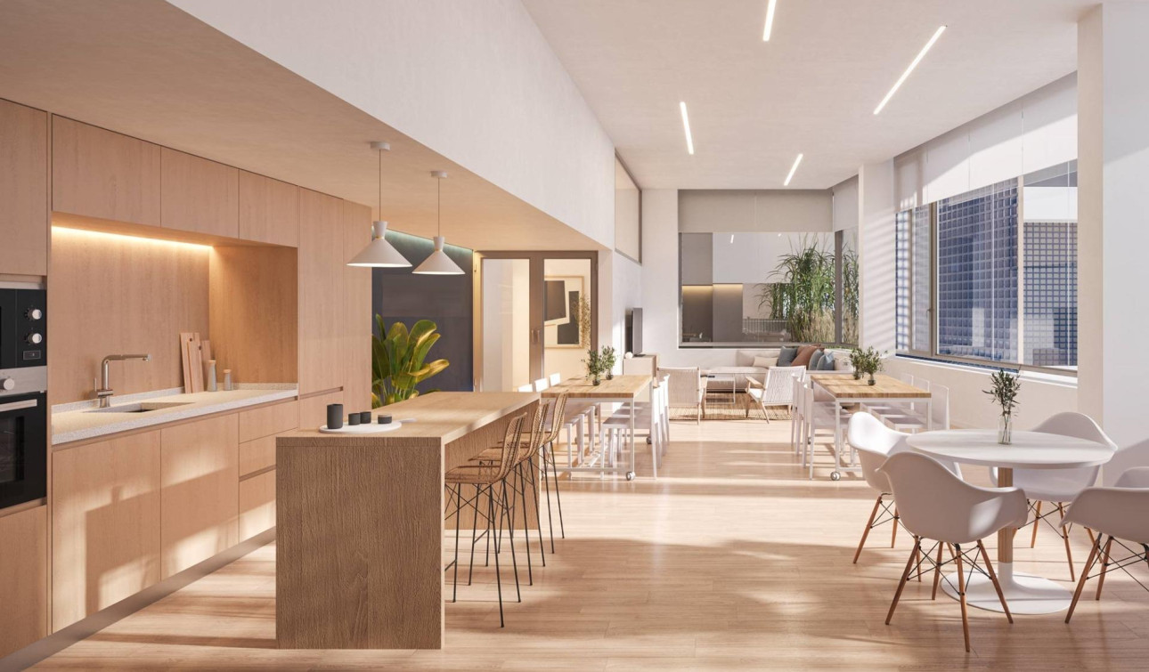 Nieuwbouw Woningen - Appartement / Flat - Alicante - Benalua