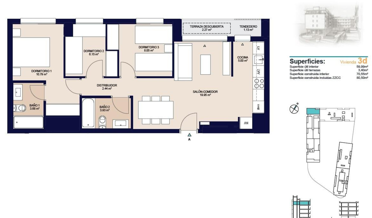 Nieuwbouw Woningen - Appartement / Flat - Alicante - San Agustín