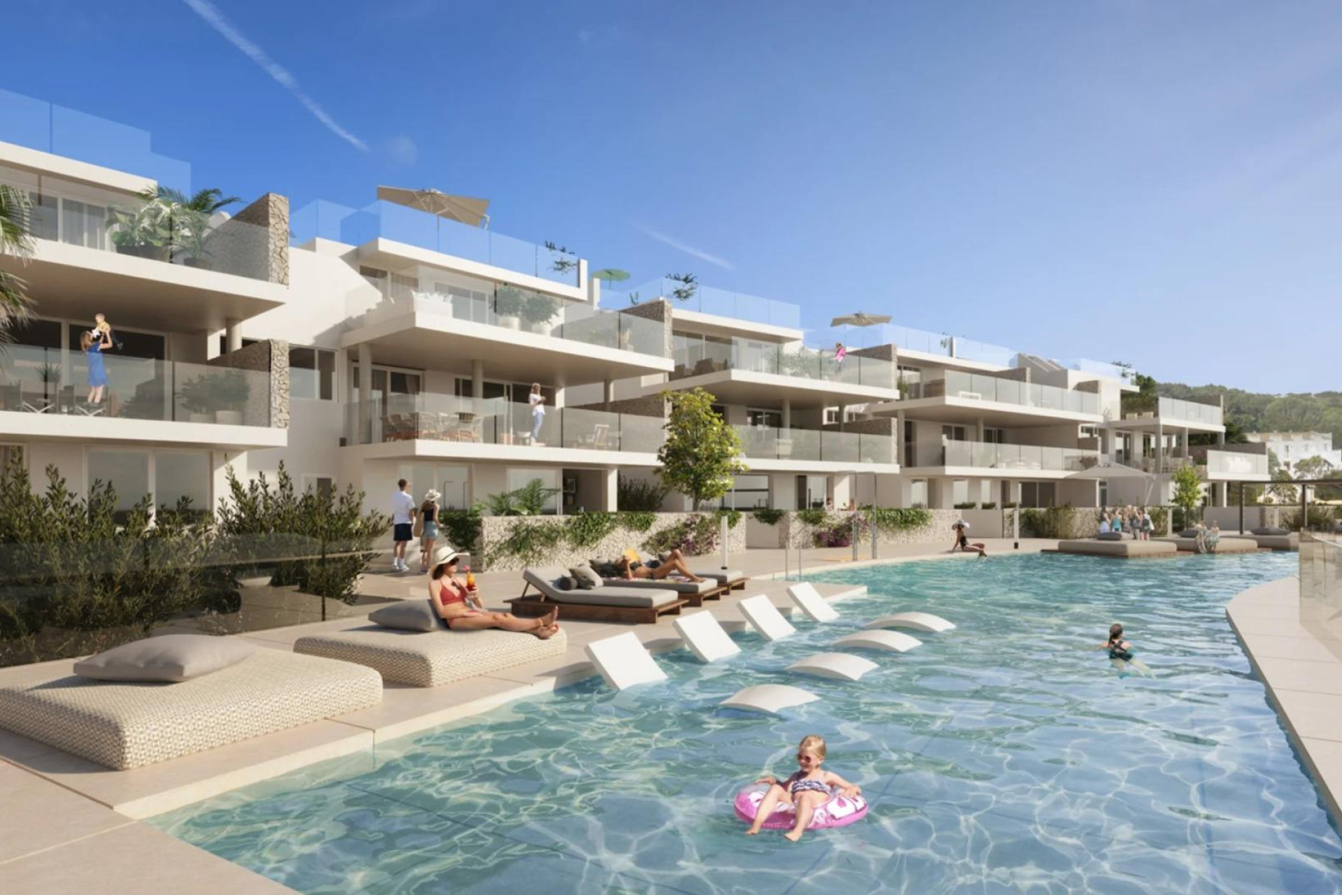 Nieuwbouw Woningen - Appartement / Flat - Arenal d´en Castell - pueblo