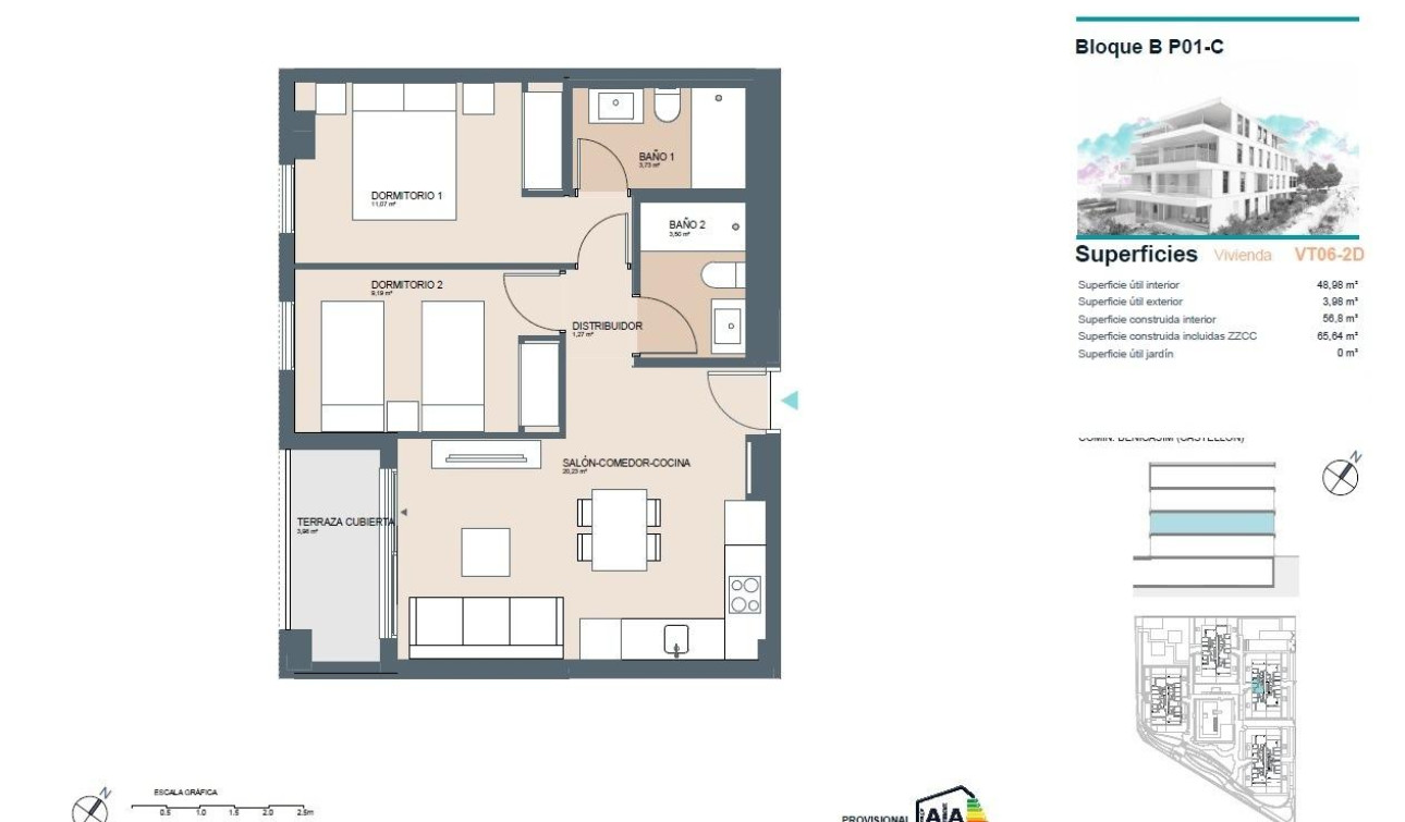 Nieuwbouw Woningen - Appartement / Flat - Benicassim - Almadraba