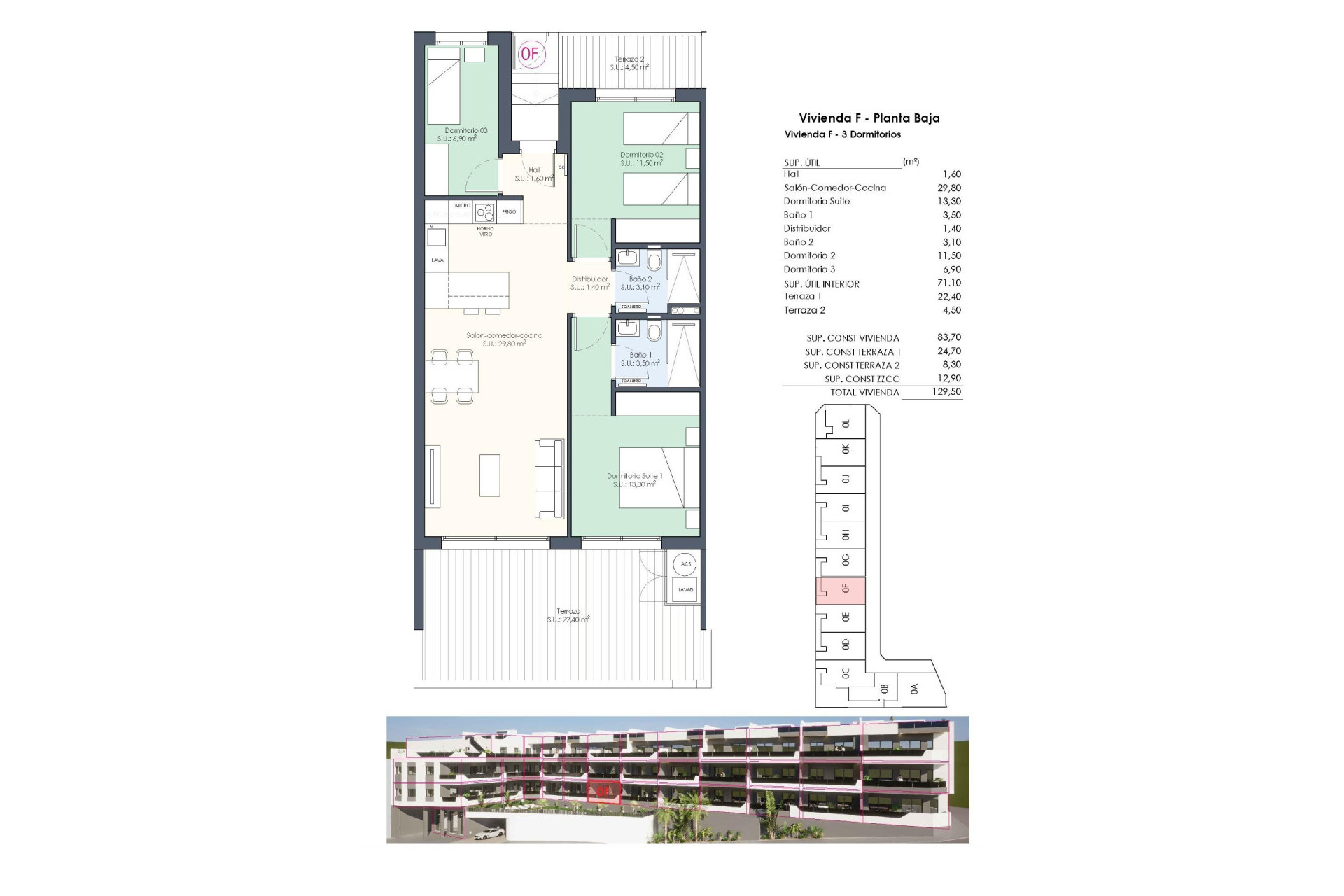 Nieuwbouw Woningen - Appartement / Flat - Benijofar - Pueblo