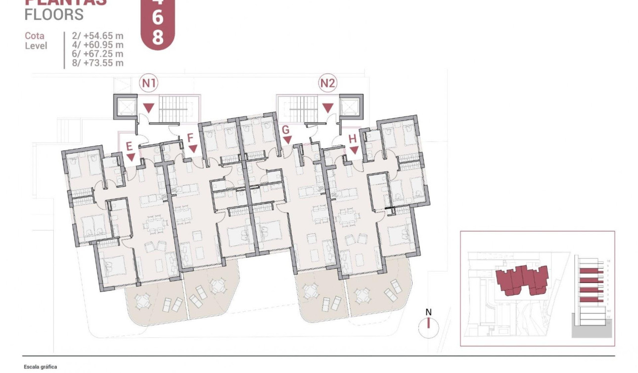Nieuwbouw Woningen - Appartement / Flat - Calpe - Manzanera