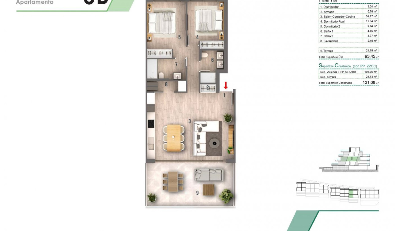 Nieuwbouw Woningen - Appartement / Flat - Finestrat - Camporrosso Village