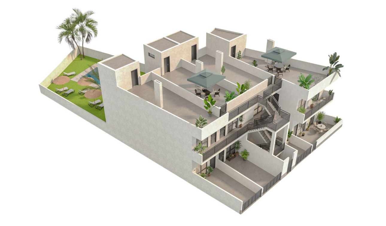 Nieuwbouw Woningen - Appartement / Flat - Hondón de las Nieves - La Canalosa