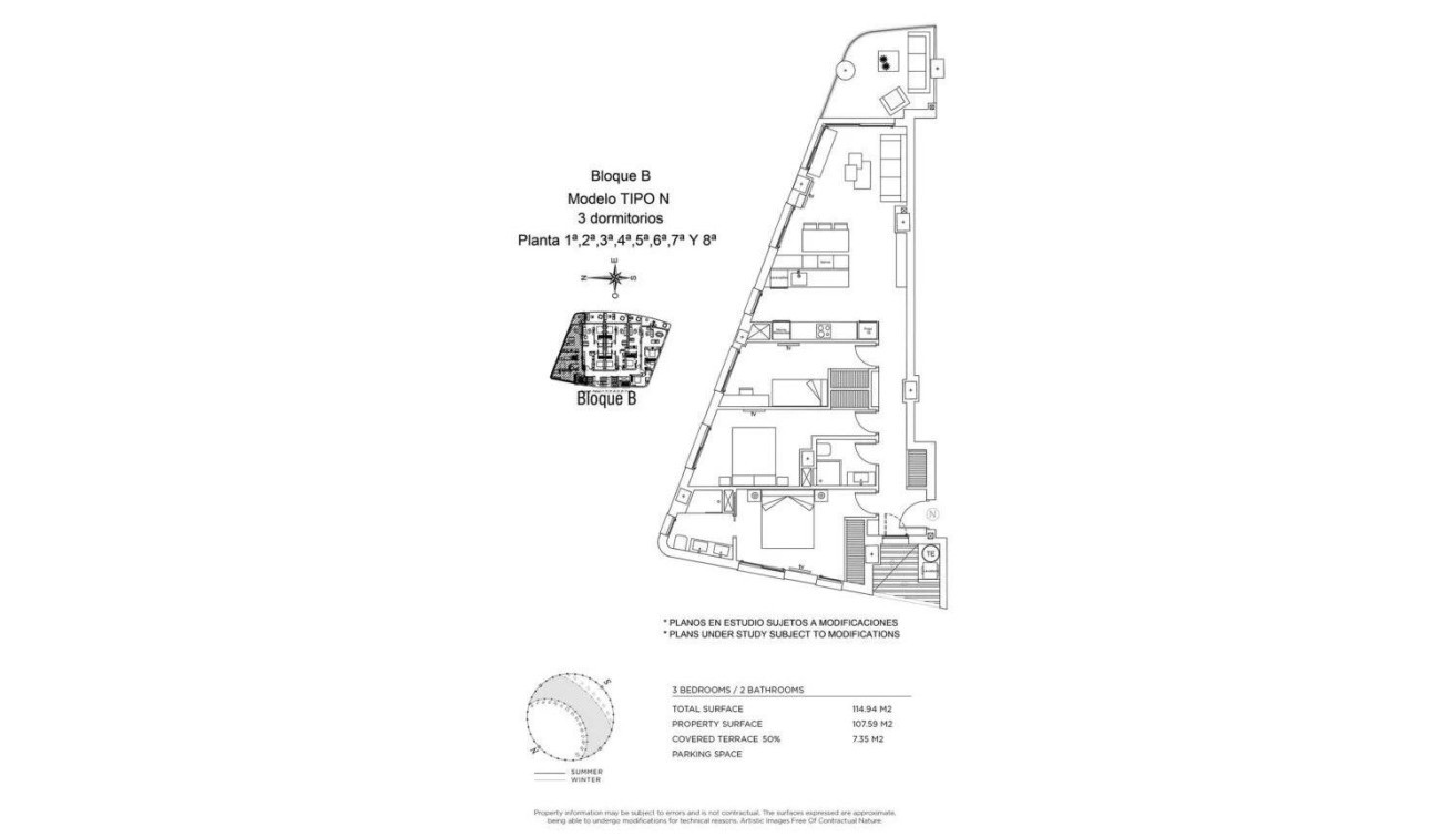 Nieuwbouw Woningen - Appartement / Flat - La Manga del Mar Menor - 1ª Linea Del Mar Mediterraneo