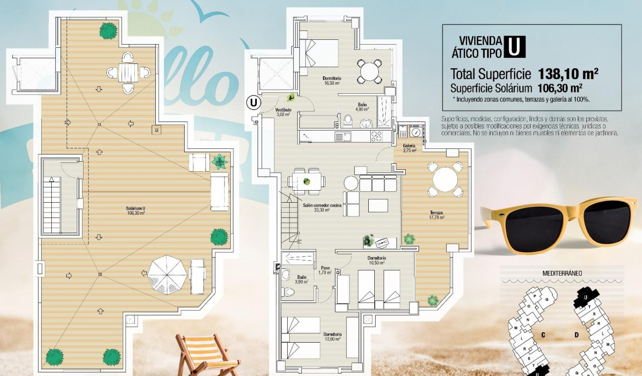 Nieuwbouw Woningen - Appartement / Flat - La Manga del Mar Menor - La Manga Del Mar Menor