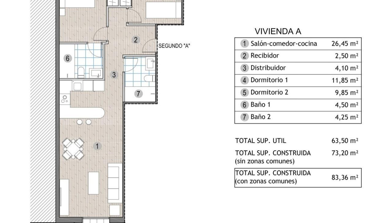 Nieuwbouw Woningen - Appartement / Flat - Mazarron - Playa del Puerto