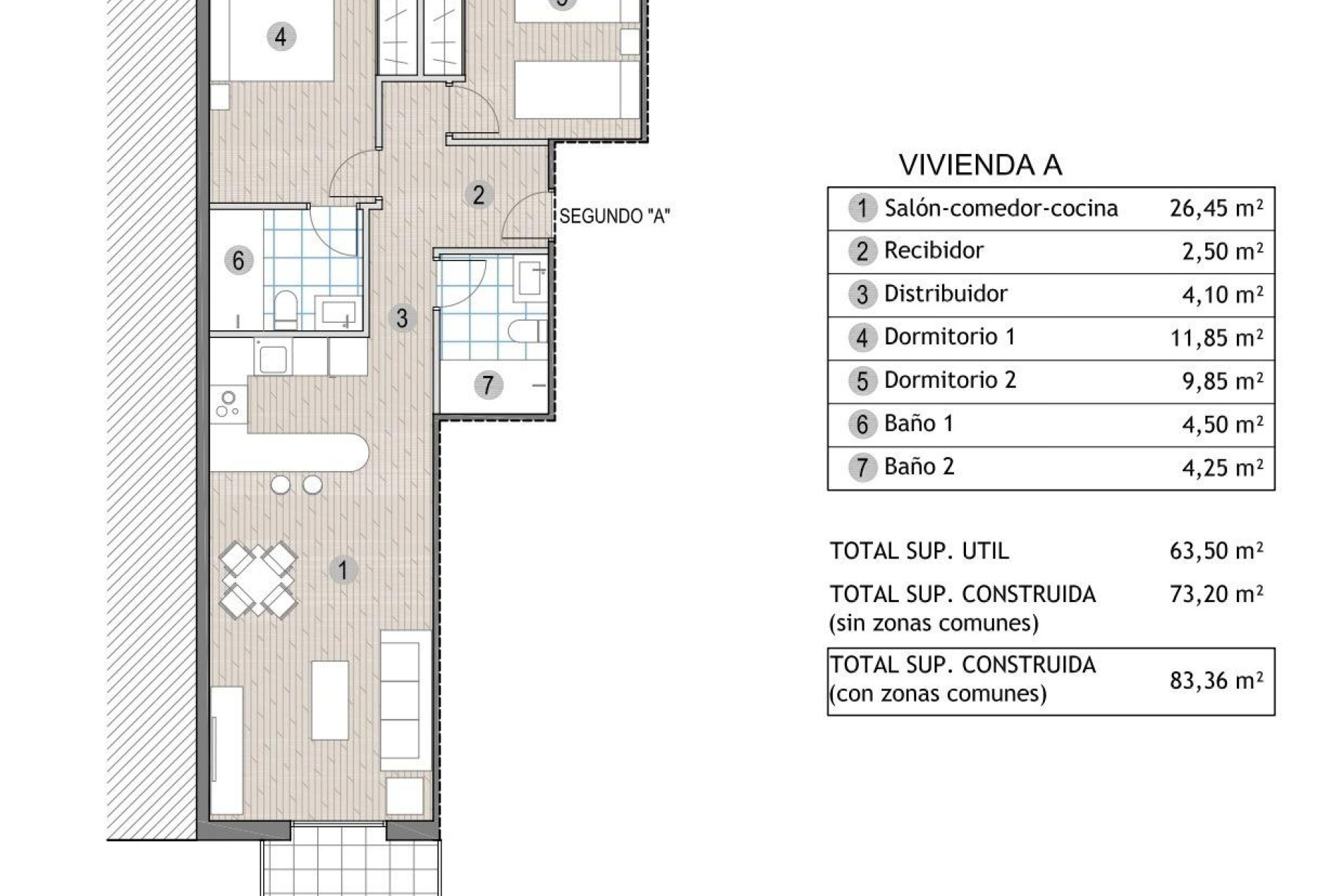 Nieuwbouw Woningen - Appartement / Flat - Mazarron - Playa del Puerto