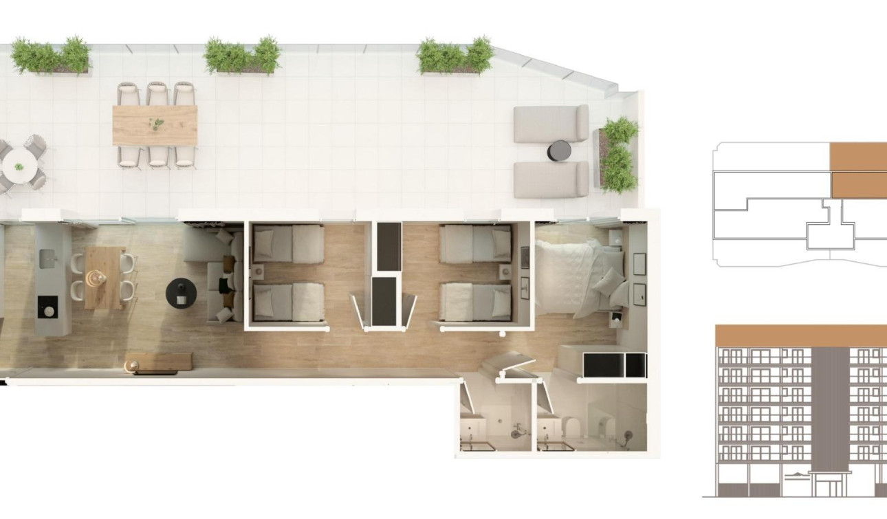 Nieuwbouw Woningen - Appartement / Flat - Moncofa - Playa de Moncofa