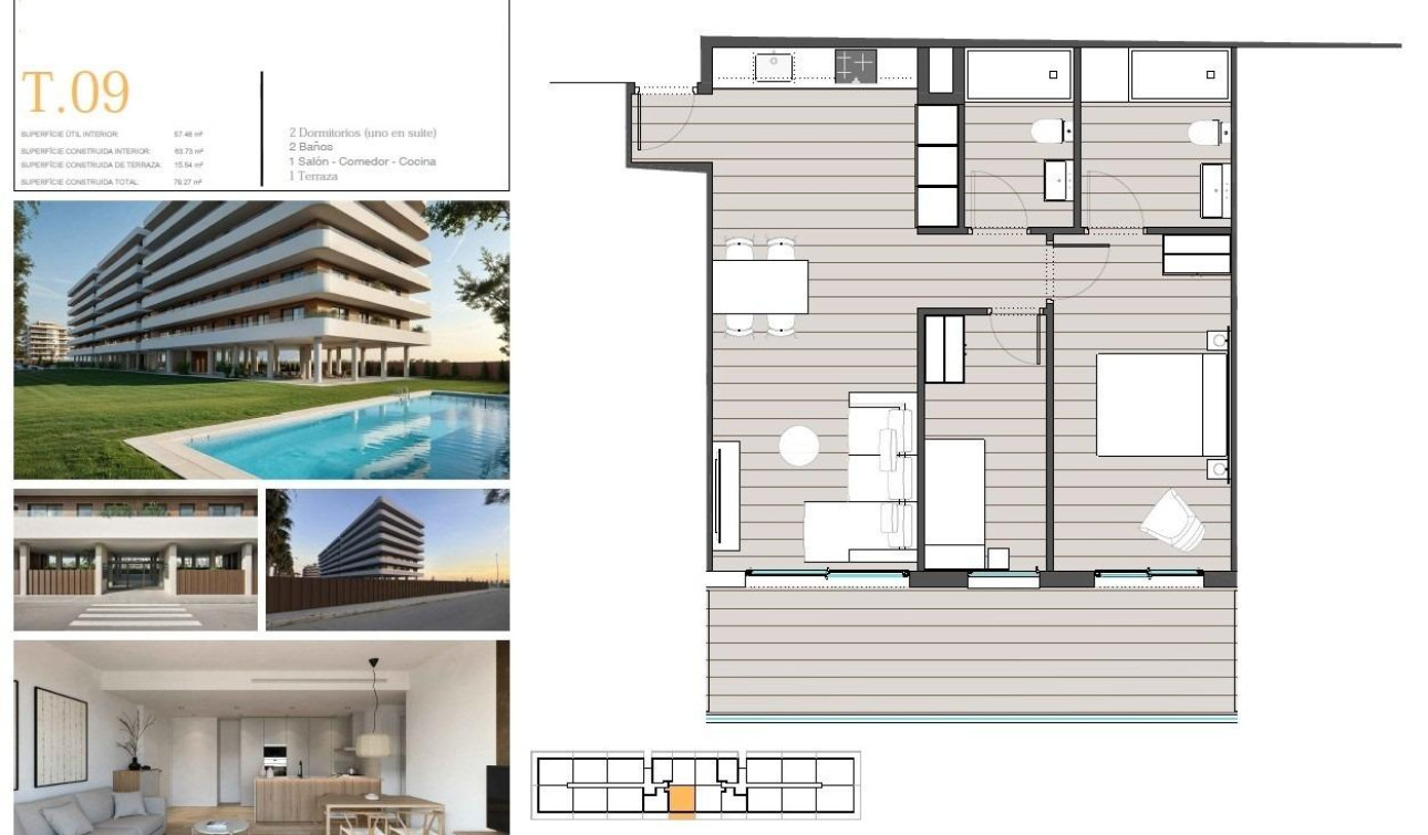 Nieuwbouw Woningen - Appartement / Flat - Moncofa - Playa de Moncofa