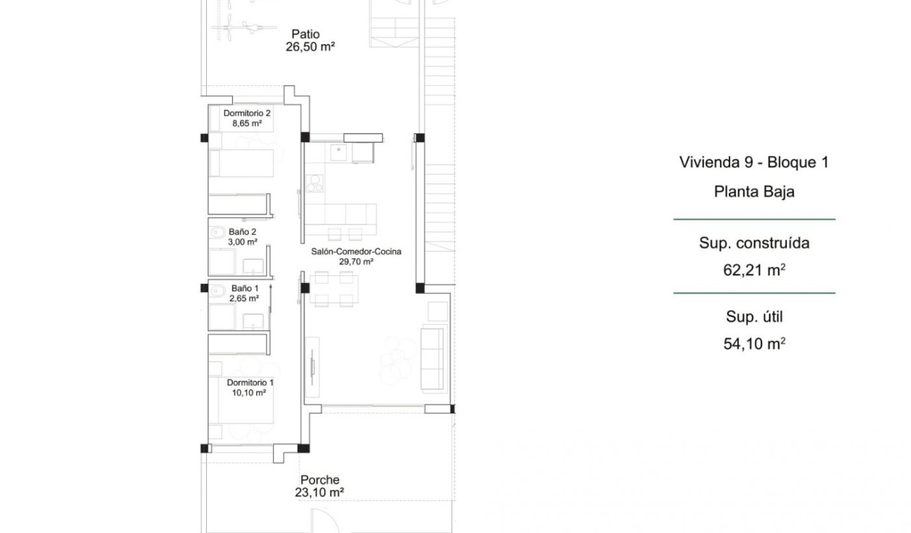 Nieuwbouw Woningen - Appartement / Flat - Orihuela Costa - PAU 26