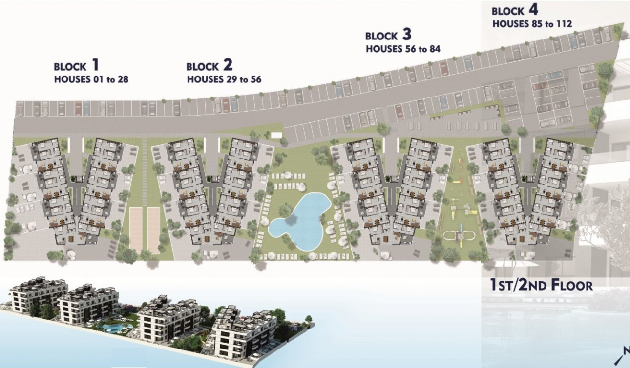 Nieuwbouw Woningen - Appartement / Flat - Orihuela Costa - Villamartín