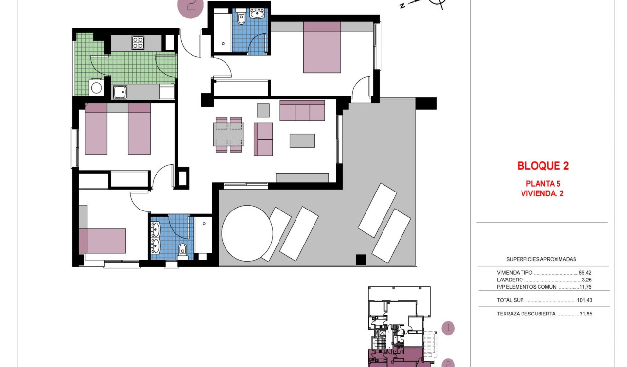 Nieuwbouw Woningen - Appartement / Flat - Pilar de la Horadada - Mil Palmeras