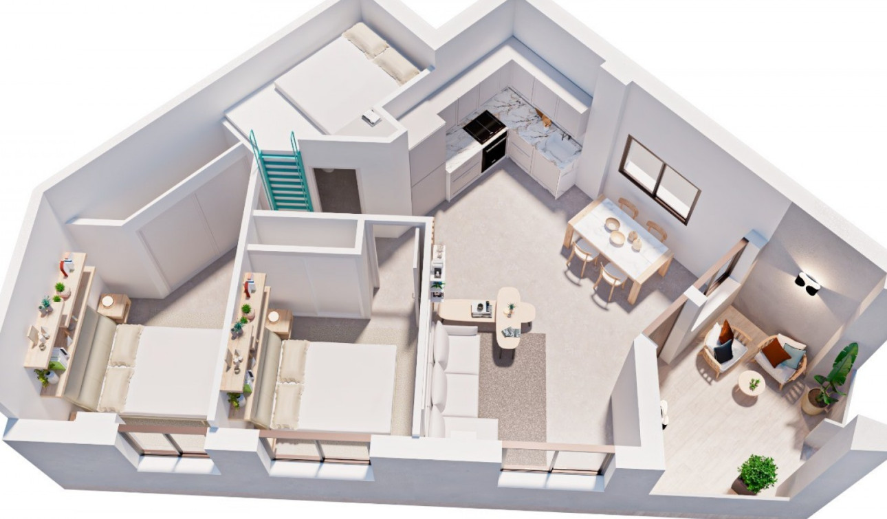 Nieuwbouw Woningen - Appartement / Flat - Pilar de la Horadada