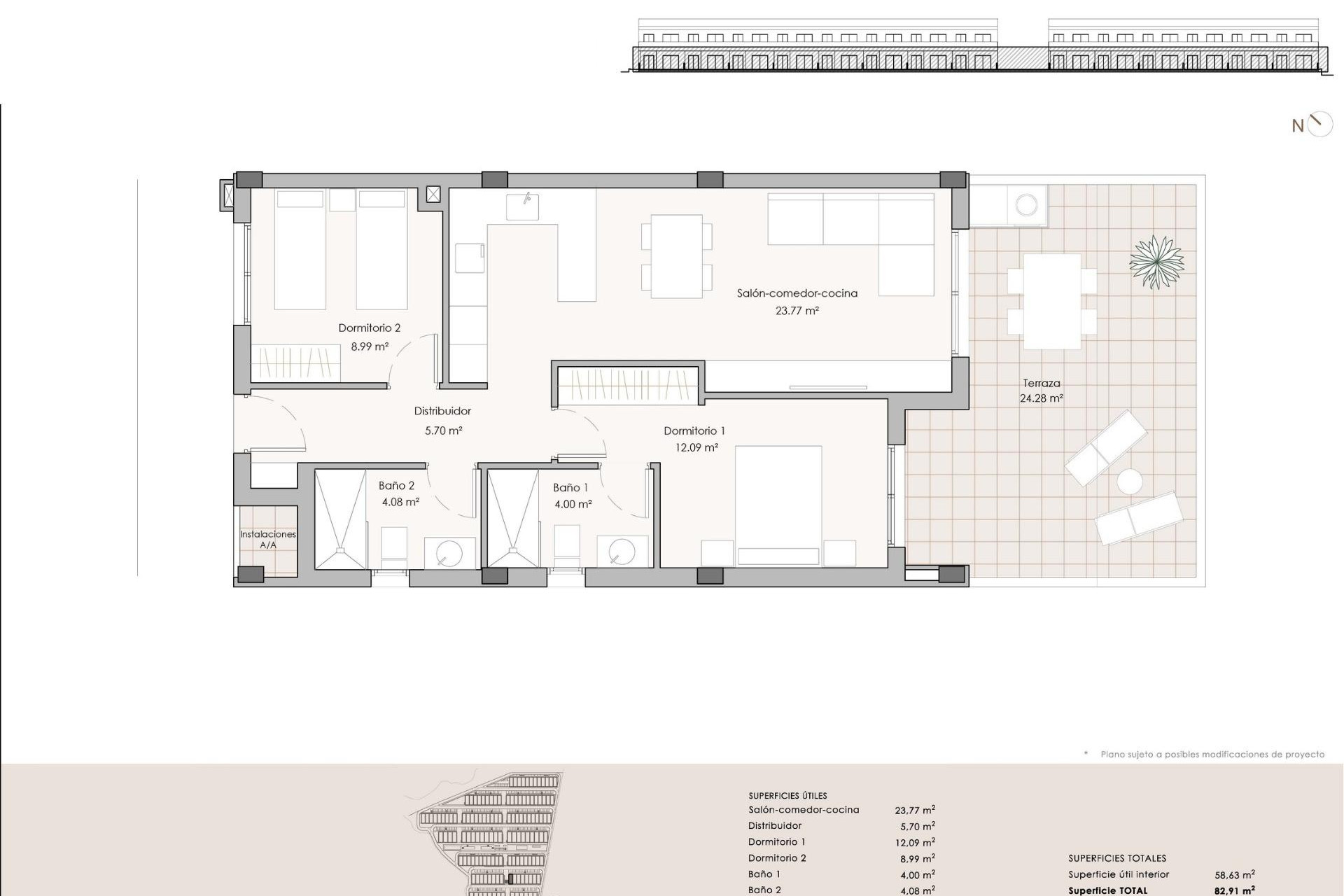 Nieuwbouw Woningen - Appartement / Flat - Pulpi - Aguilón Golf