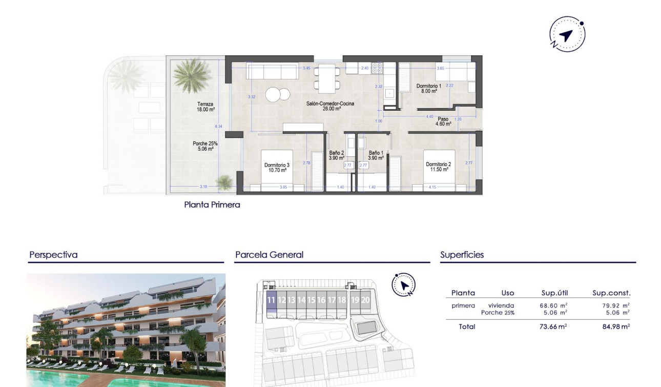 Nieuwbouw Woningen - Appartement / Flat - San Javier - Santiago De La Ribera