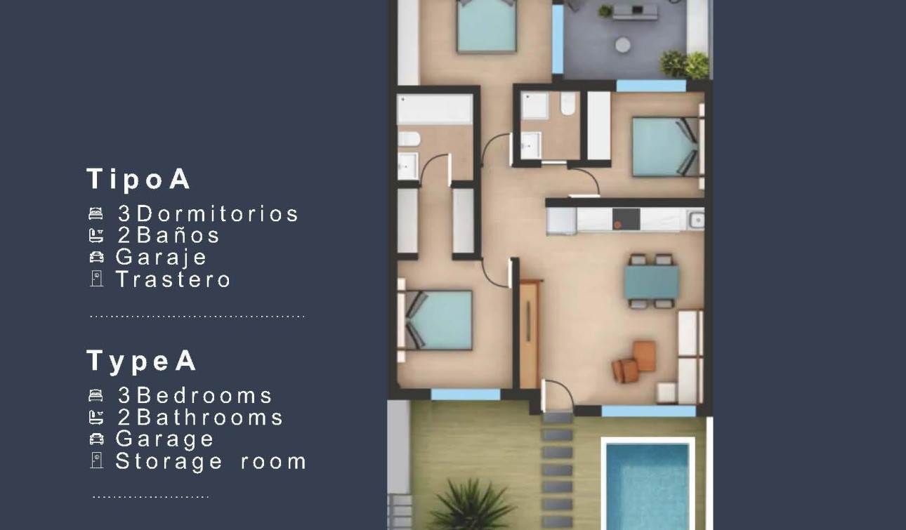 Nieuwbouw Woningen - Appartement / Flat - San Pedro del Pinatar - Los Pinos