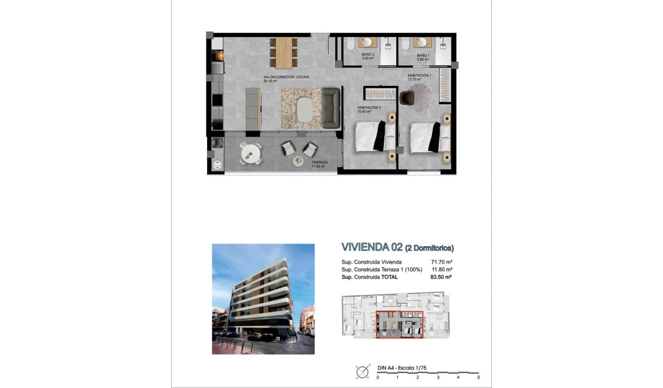 Nieuwbouw Woningen - Appartement / Flat - Santa Pola - pueblo