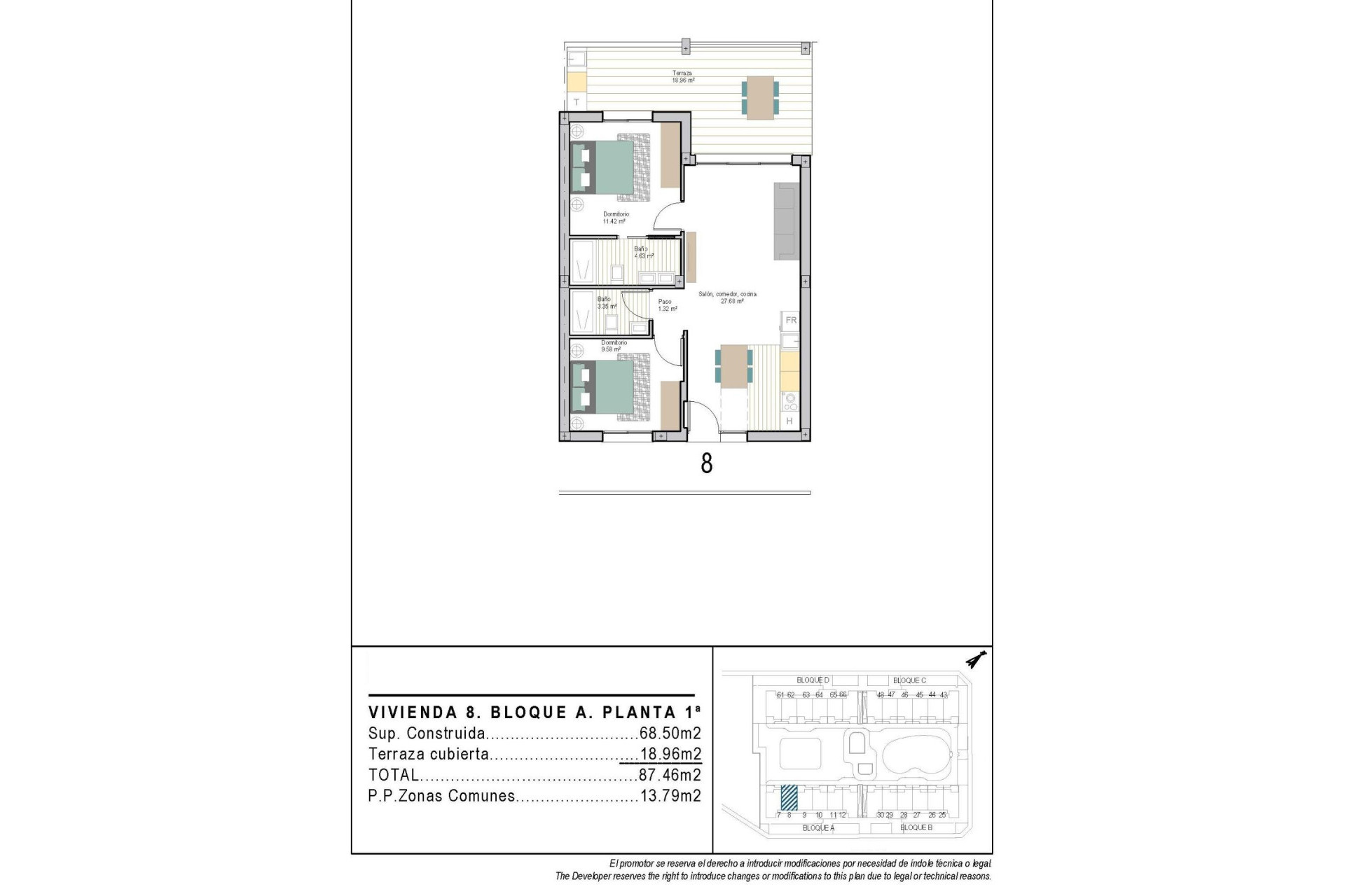 Nieuwbouw Woningen - Appartement / Flat - Torre Pacheco - San Cayetano
