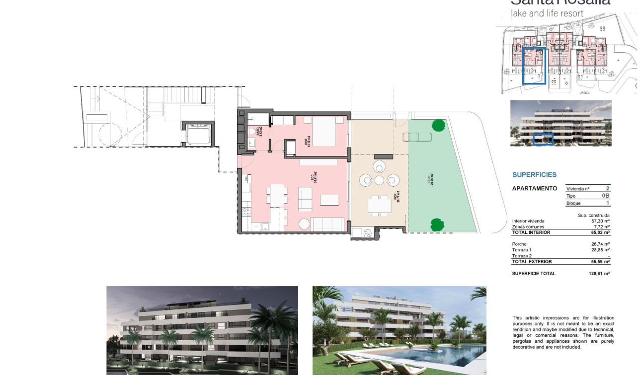 Nieuwbouw Woningen - Appartement / Flat - Torre Pacheco - Santa Rosalia Lake And Life Resort