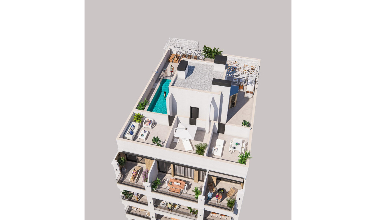 Nieuwbouw Woningen - Appartement / Flat - Torrevieja - Playa de El Cura