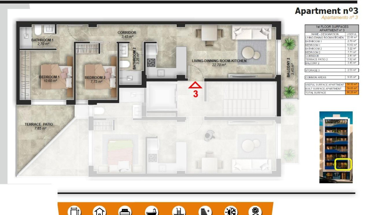 Nieuwbouw Woningen - Appartement / Flat - Torrevieja - Playa del Acequión
