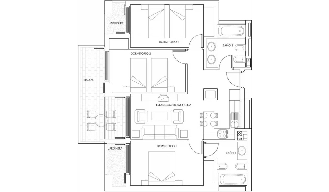 Nieuwbouw Woningen - Appartement / Flat - Vera - Puerto del Rey