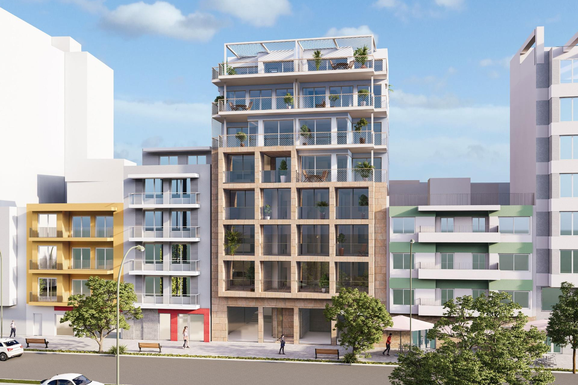 Nieuwbouw Woningen - Appartement / Flat - Villajoyosa - Pueblo