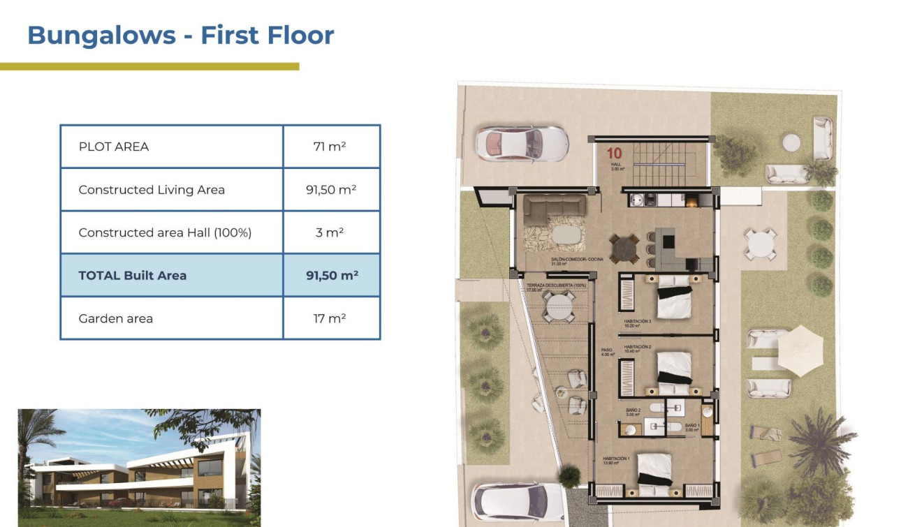 Nieuwbouw Woningen - Bungalow - Orihuela Costa - La Ciñuelica