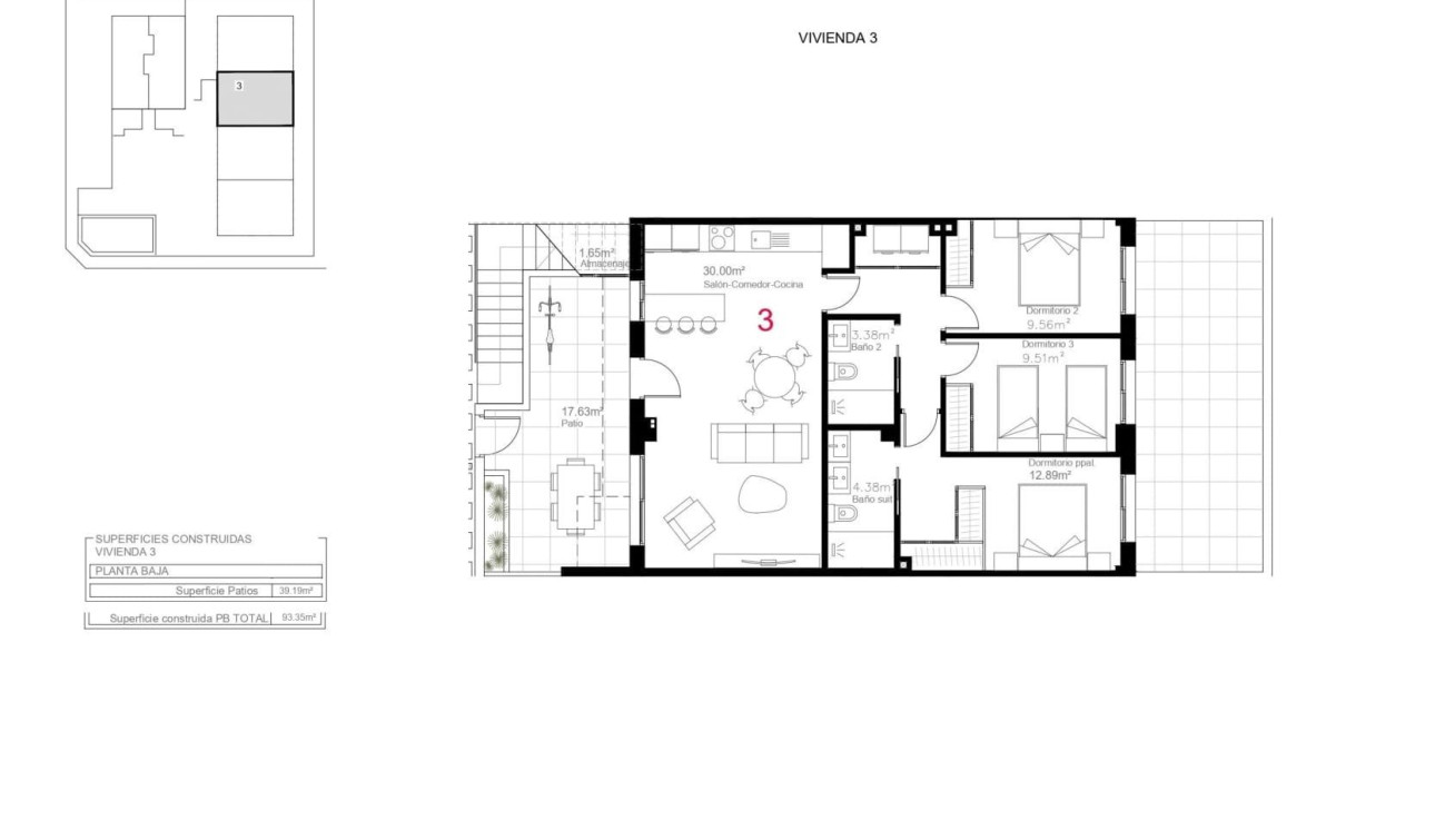 Nieuwbouw Woningen - Bungalow - Pilar de la Horadada - pueblo