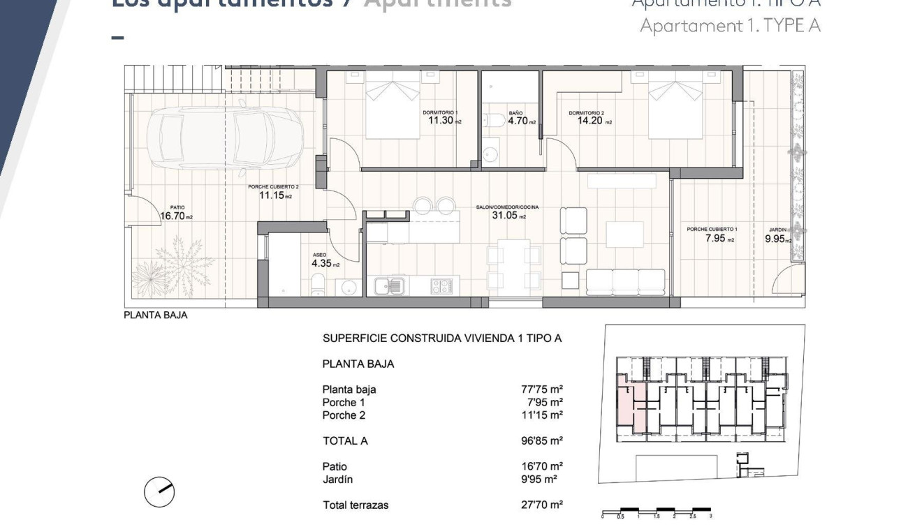 Nieuwbouw Woningen - Bungalow - Pilar de la Horadada - Zona Pueblo