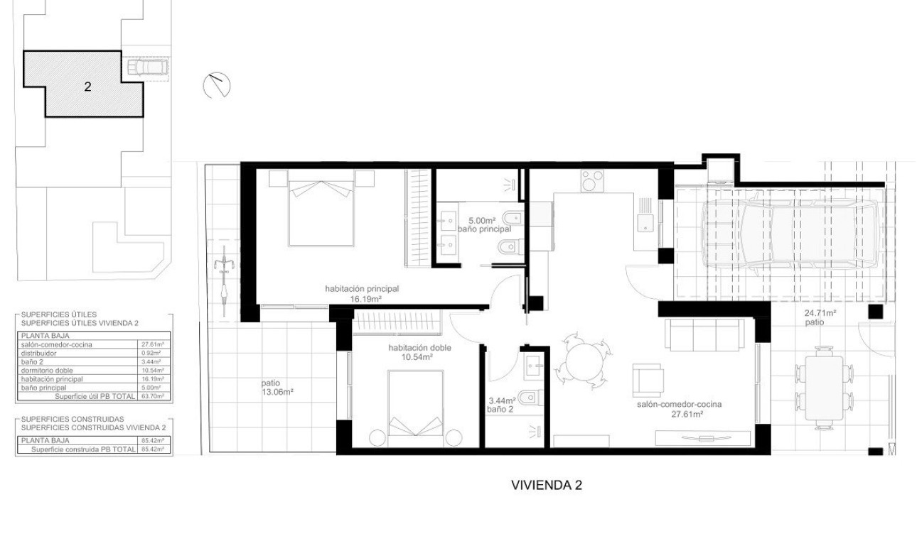 Nieuwbouw Woningen - Bungalow - Pilar de la Horadada