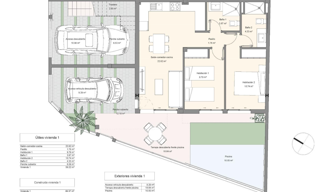 Nieuwbouw Woningen - Bungalow - San Pedro del Pinatar - Lo Pagan