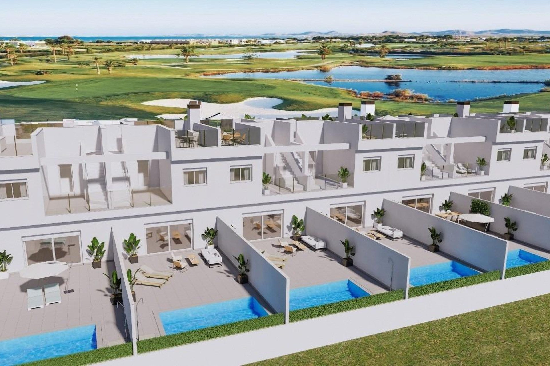 Nieuwbouw Woningen - Stadshuis - Los Alcazares - Serena Golf